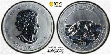 2013 $8 Polar Bear SP67