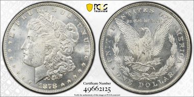 1878 8TF $1 MS63
