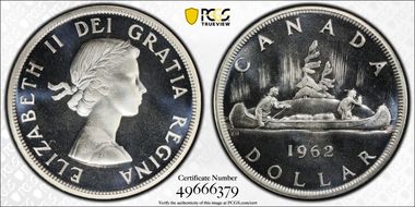 1962 S$1 PL67CAM