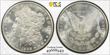 1898-O $1 MS67