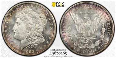 1883-S $1 MS62