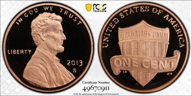 2013-S 1C Shield PR69DCAM