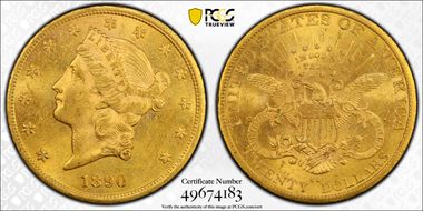 1890-CC $20 MS61