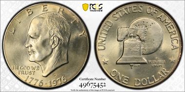 1976-D $1 Type 2 MS67
