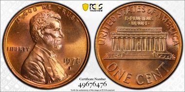 1978-D 1C MS67+ RD