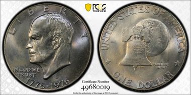 1976-D $1 Type 1 MS67
