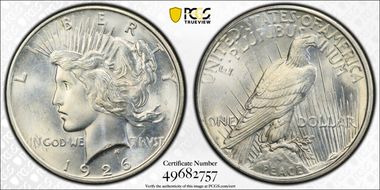 1926-D $1 MS66