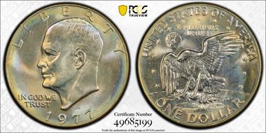 1977-D $1 MS67