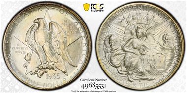 1935-S 50C Texas MS68