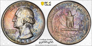 1958 25C MS67