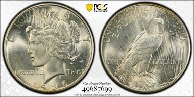 1926 $1 MS65+ 