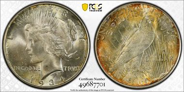 1934-D $1 MS64+