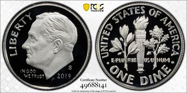 2019-S 10C Silver Limited Edition Proof Set PR70DCAM