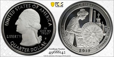 2019-S 25C Lowell NP - Silver Limited Edition Proof Set PR70DCAM