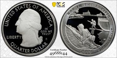 2019-S 25C War in the Pacific NP - Silver Limited Edition Proof Set PR69DCAM