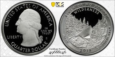 2019-S 25C Frank Church River of No Return NP - Silver Limited Edition Proof Set PR69DCAM