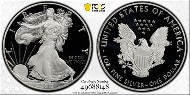 2019-S $1 Silver Eagle Limited Edition Proof Set PR69DCAM