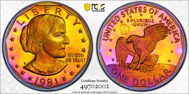 1981-S SBA$1 Type 1 PR1