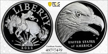 2022-P Medal American Liberty PR70DCAM