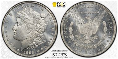 1898 $1 MS65