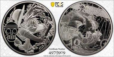 2024 €10 One Piece 25th Anniversary PR70DCAM