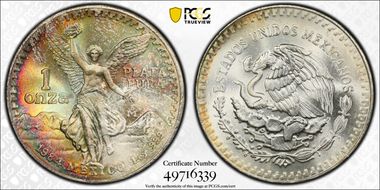 1984-Mo Onza Libertad Ag MS67