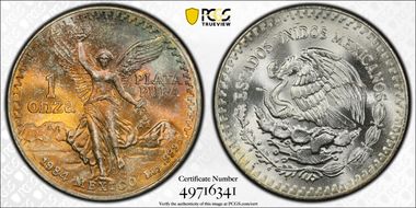 1984-Mo Onza Libertad Ag MS68