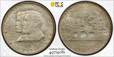 1937 50C Antietam MS66