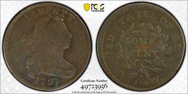 1797 1C Reverse of 1797, Stems VG8BN