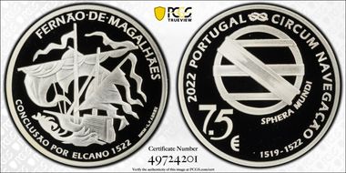 2022 € 7.5 Conclusion 1522 Ag PR70DCAM