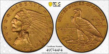 1912 $2.50 AU55