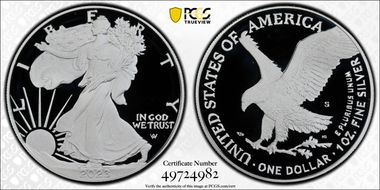 2023-S $1 Silver Eagle First Strike PR70DCAM