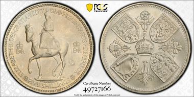 1953 Crown S-4136 Coronation MS65