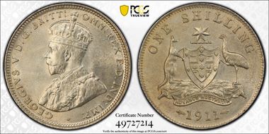 1911 Shil KM-26  Ag AU58