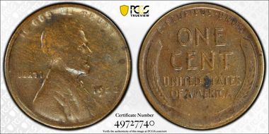 1922 No D 1C Strong Reverse VF30BN