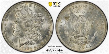 1884-O $1 MS64