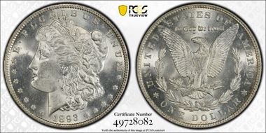 1893 $1 MS62