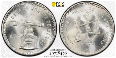 1978-Mo Onza KM-M49b.2 Type 2 MS66