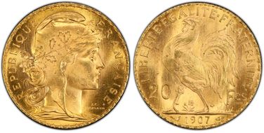 1907 20 Fr Gad-1064a F-535 Refrappe MS66