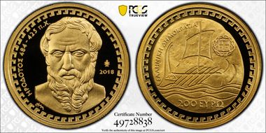 2018 € 200 Herodotus PR70DCAM