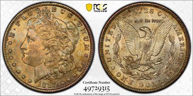 1887 $1 MS62