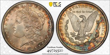 1896 $1 MS65+