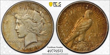 1934-S $1 VF30