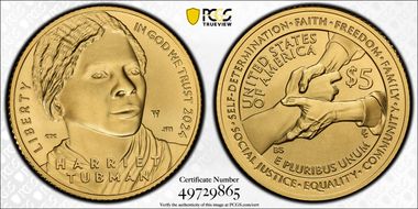 2024-W $5 Harriet Tubman MS70