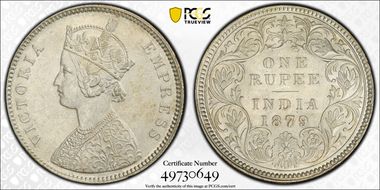 1879-C Rupee SW-6.45 MS61