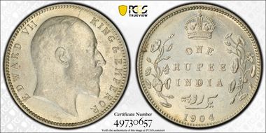 1904-B Rupee SW-7.25 Prid-200 N1