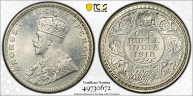 1918(C) Rupee SW-8.41 Prid-214 N1