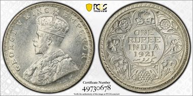 1921(B) Rupee SW-8.54 MS63