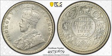 1922(B) Rupee SW-8.57 MS63