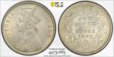 1862(C) Rupee SW-4.51 0/0 N1